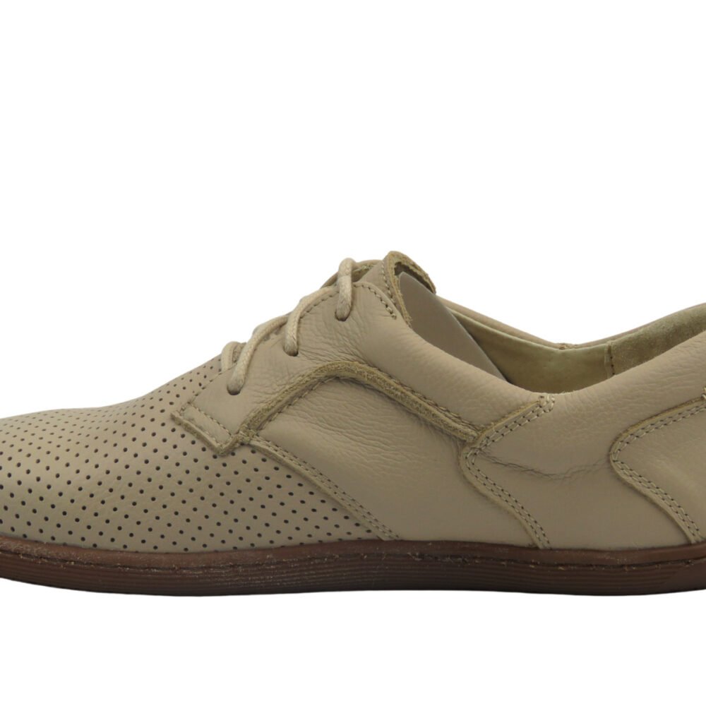 Barefoot batai moterims – natūrali oda – Helios Komfort 715-2B - Ecru - Image 3