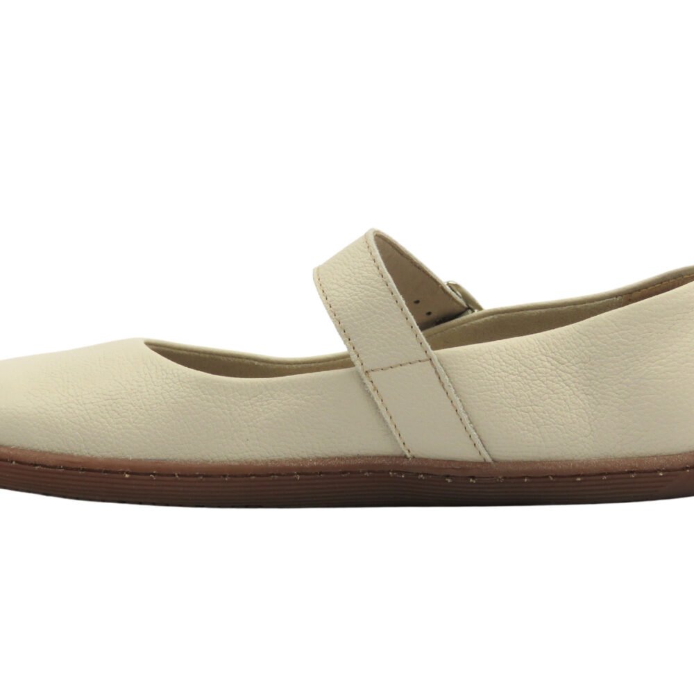 Barefoot batai moterims – natūrali oda – Helios Komfort 471 Ecru - Image 4