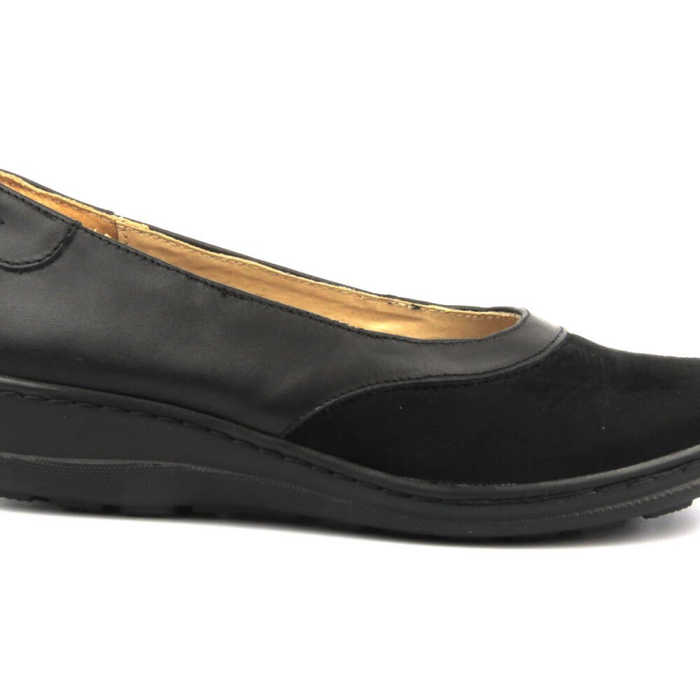 Patogūs bateliai moterims – natūrali oda – Helios Komfort 426 Black - Image 3