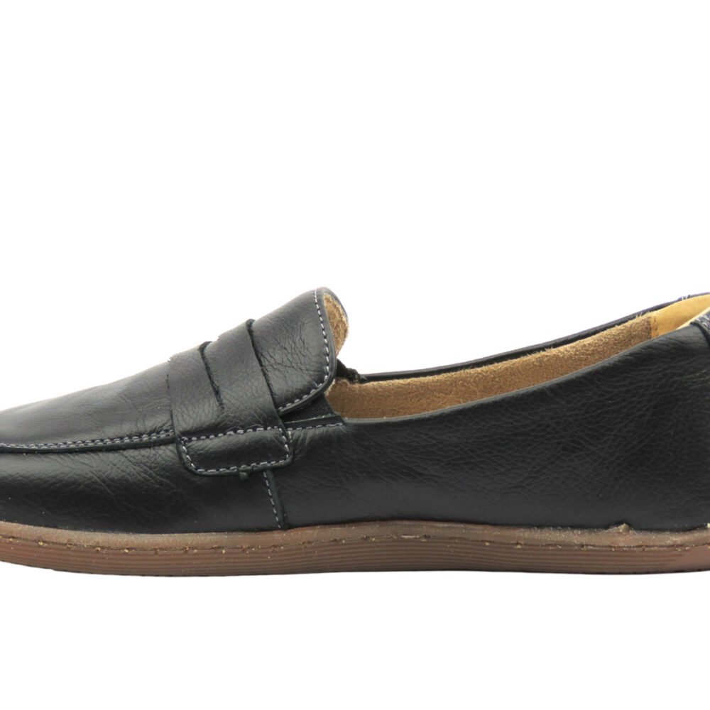 Barefoot batai moterims – natūrali oda – Helios Komfort 433 Juoda - Image 3