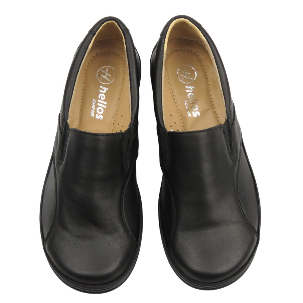 Patogūs bateliai moterims – natūrali oda – Helios Komfort 453 Black - Image 3