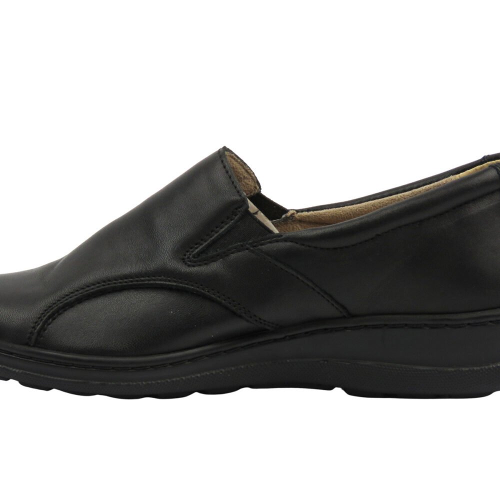 Patogūs bateliai moterims – natūrali oda – Helios Komfort 453 Black - Image 4