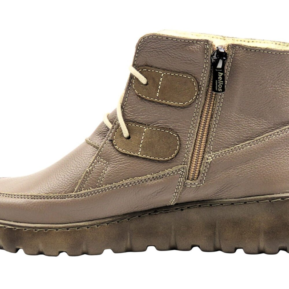 Patogūs batai moterims – natūrali oda – Helios Komfort 795 Khaki - Image 3