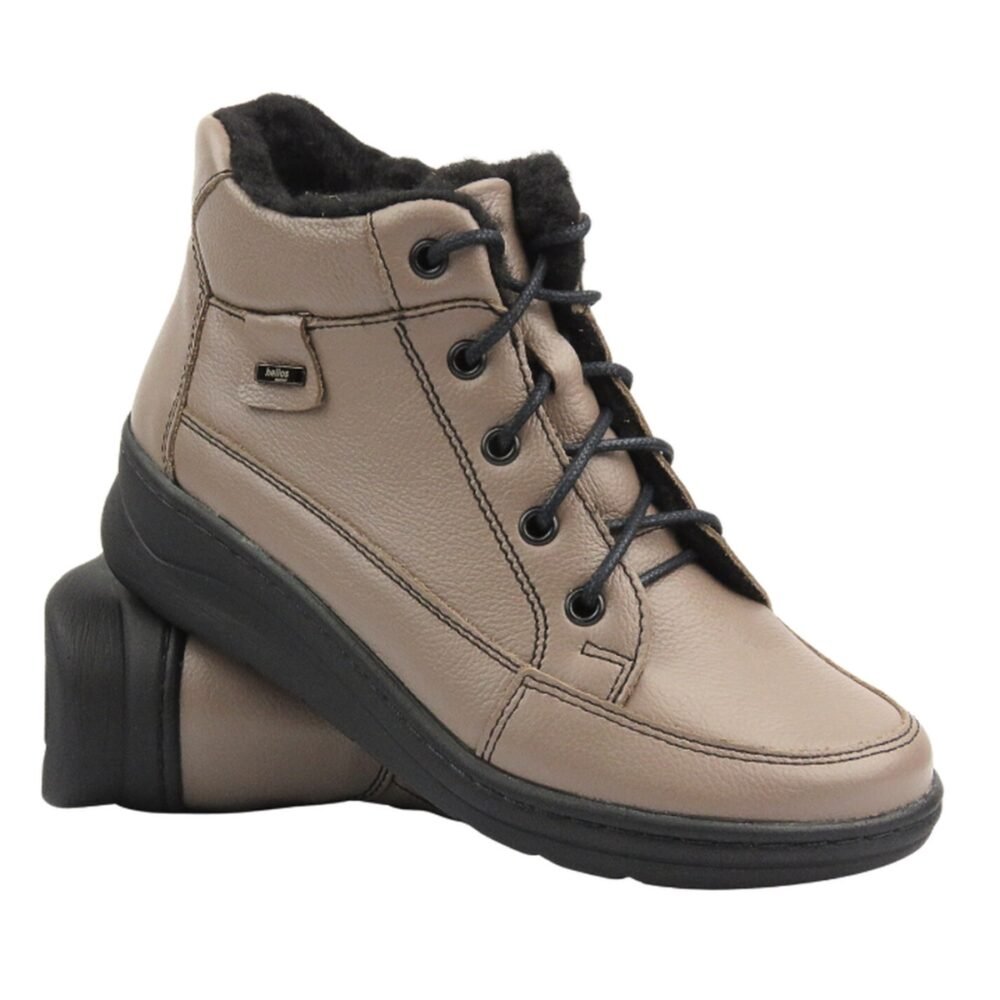 Patogūs bateliai moterims – natūrali oda – Helios Komfort 553 Khaki
