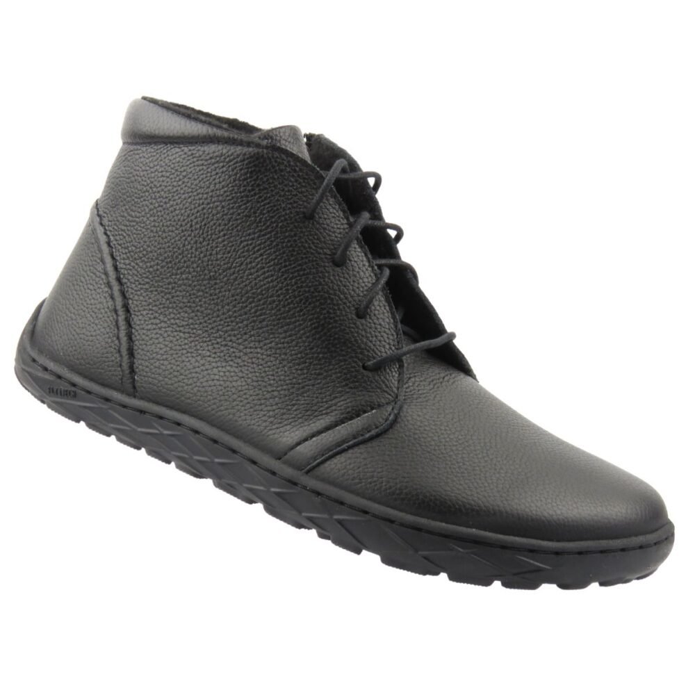 Barefoot batai moterims – natūrali oda – NIKA COMFORT 1478 Juodi