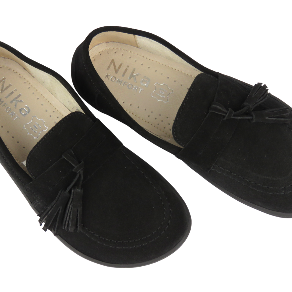 Barefoot pusbačiai moterims NIKA COMFORT 1468 Juodi - Image 4
