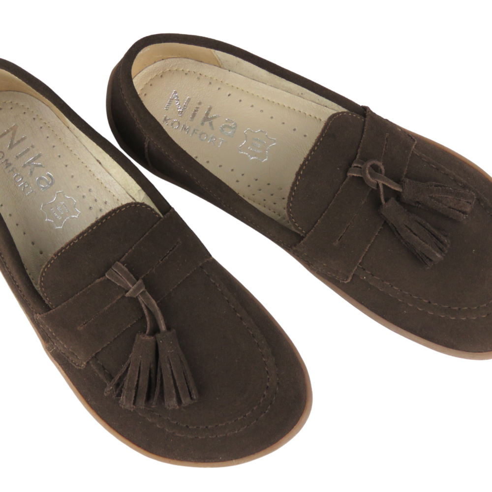 Barefoot pusbačiai moterims NIKA COMFORT 1468 Rudi - Image 4