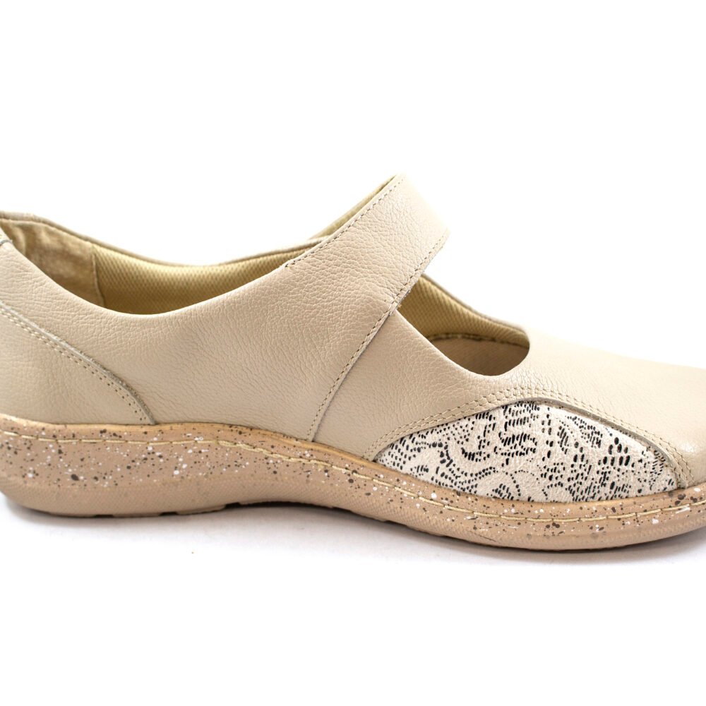 Odinės basutės Axel Comfort 9953 Beige K plotis - Image 3