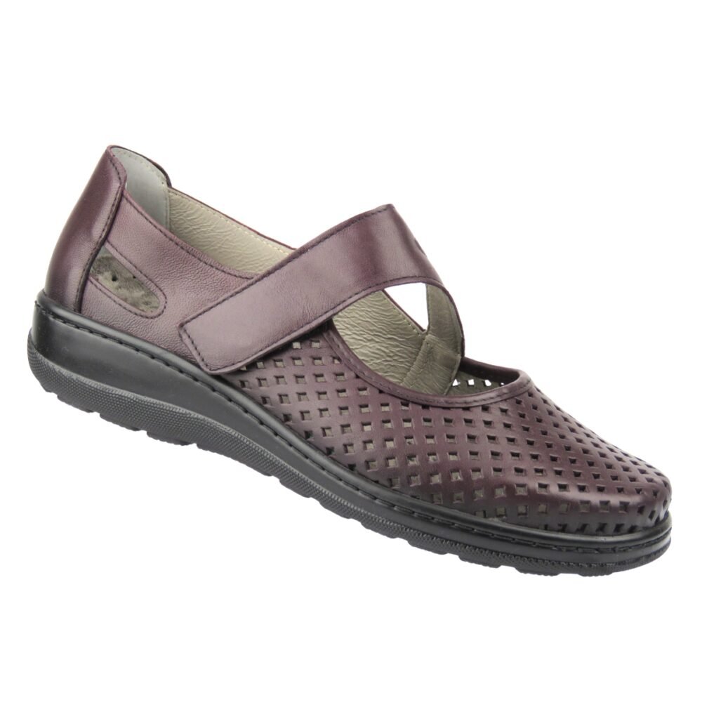 Odiniai patogūs batai Axel Comfort H plotis 9879 Rubin