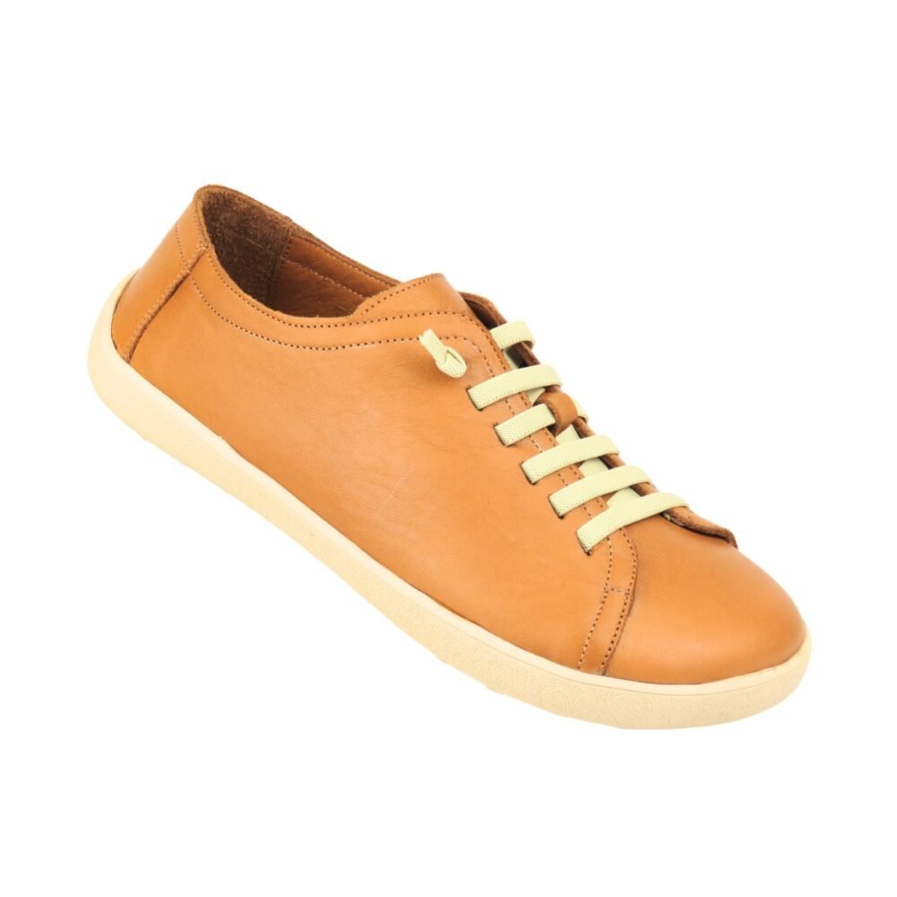Barefoot batai moterims – natūrali oda – Nika Komfort 26058 Coconut