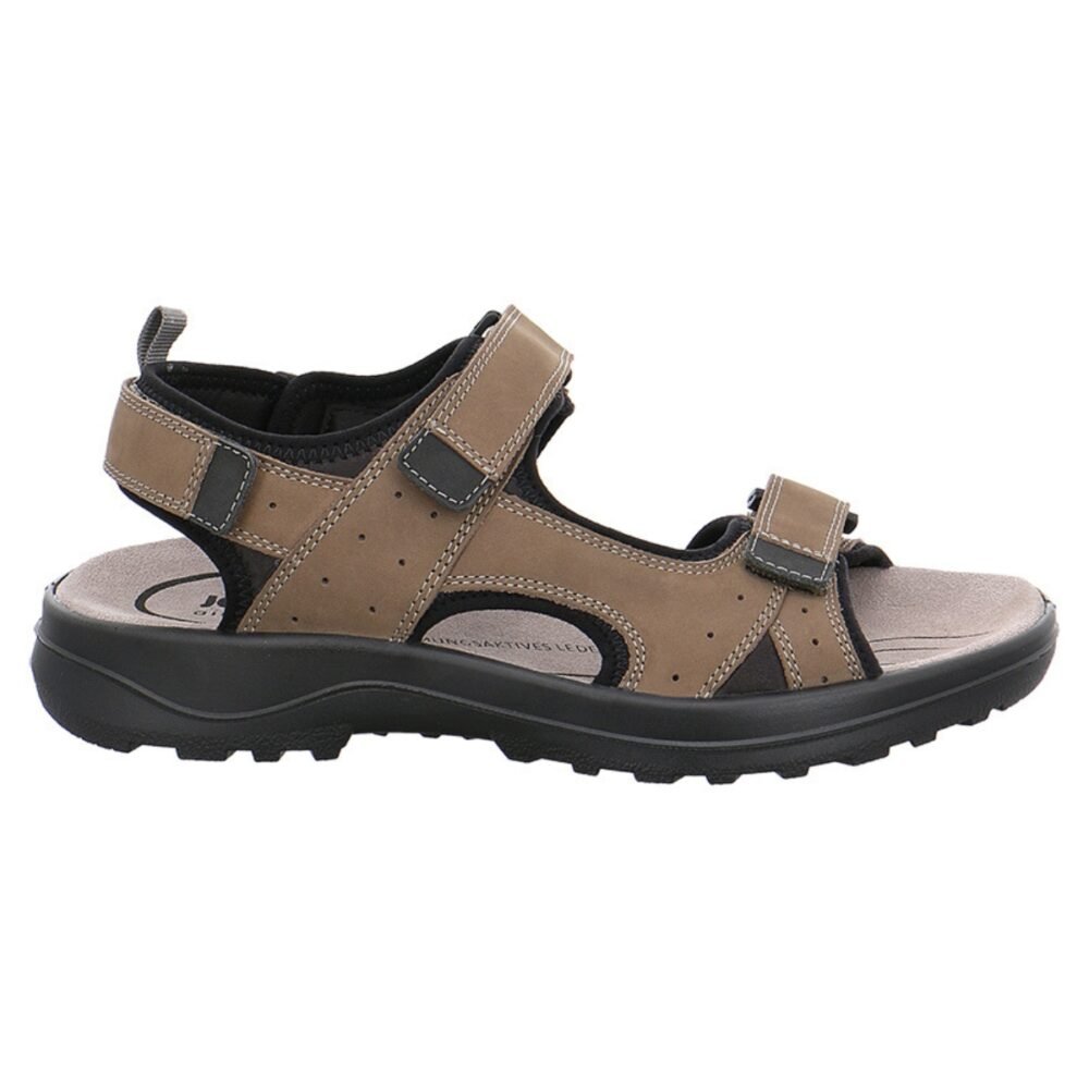 Vyriški odiniai sandalai JOMOS 508601-120-280 H pločio, su trimis Velcro reguliavimais